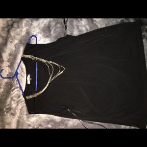 Calvin Klein Black Top with chains